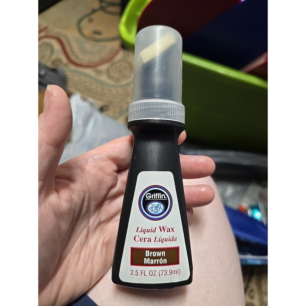 Griffin Liquid Wax Brown 2.5 Fl Oz Made In USA Cera Liquida (73.9ml) New Marron